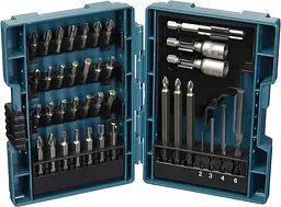 Набір біт, свердл та торцевих головок (38 предметів) Makita B-57015