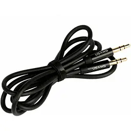 Кабель Usams YP-01 3.5 mm to 3.5 mm 1m Black [53007] - мініатюра 3