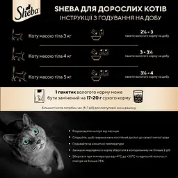 Вологий корм для котів Sheba з лососем в соусі 2.38 кг (28 шт. х 85 г) - мініатюра 7