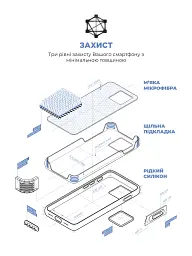 Чохол ArmorStandart ICON2 Case для Apple iPhone 13 Pro Blue Jay - мініатюра 6