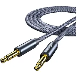 Кабель мультимедійний 3.5mm M to 3.5mm M 3.0m gray Essager (EYP35-DYC0G)