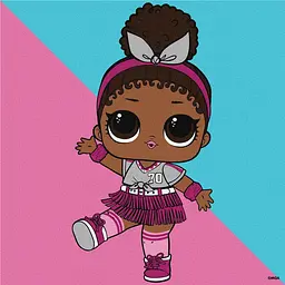 Картина за номерами L.O.L Surprise! Game on. Foxy KHO1317, 25x25 см