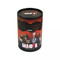 Настільна гра "Мафія" 30698 Strateg, на українській мові, 16+, в тубусі (4823113883928)