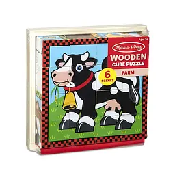 Кубики Melissa&Doug Ферма 16 елементів (MD775) - мініатюра 7
