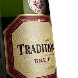 Вино ігристе Villiera Tradition Brut біле брют 0.75 л - мініатюра 3