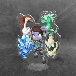 Акрилова колекційна фігурка World of Warcraft Чібі Chibi Дренейка 10 см - мініатюра 2