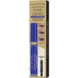 Водостійка туш для вій Max Factor Masterpiece Divine Lashes 24h Дивовижні вії, відтінок 01 (Black), 9 мл (8000019782785) - мініатюра 3