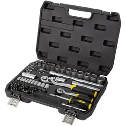 Набір насадок торцевих і біт Sigma 1/4", 1/2" 72 шт CrV mid (6003741)
