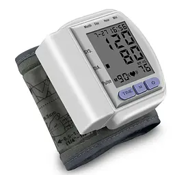 Автоматичний тонометр на зап'ястя Blood Pressure Monitor CK-102S прилад для вимірювання тиску на зап'ястя - мініатюра 3
