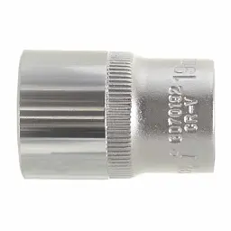 Насадка шестигранна коротка 1/2" 19мм CrV ULTRA (6070192) - мініатюра 5