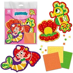 Набір для творчості Vladi Toys м'яка мозаїка Русалонька VT4511-07 (4820234764600)