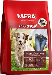 Повноцінний корм для собак усіх порід з ягнятками та рисом MERA Essential Lamb & Rice 1 кг