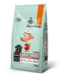 Сухий корм для цуценят великих порід Nature Bridge Herbal супер - преміум 15кг (ціна за 1 кг)