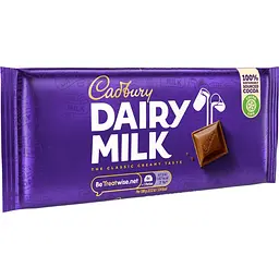 Шоколад молочний Cadbury Dairy Milk 110 г - мініатюра 2