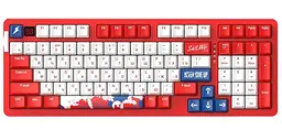 Клавіатура DAREU A98 Pro Red White (KB-A98P-RD)