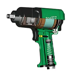 Пневмогайковерт 1/2" 1356N/m 9500об/хв Toptul hoz0009541 - мініатюра 2
