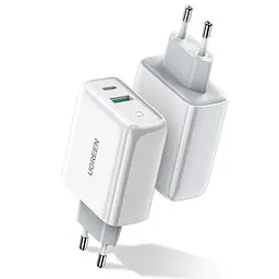 Зарядний пристрій UGREEN CD170 38W USB-C Wall Charger EU White UGR-60468 - мініатюра 3