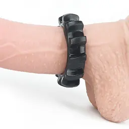 Ерекційне кільце Lovetoy Power Plus Cock Ring Series 4.5 см чорний - мініатюра 5