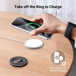 Магнітне кріплення для телефону UGREEN LP705 тримач для телефону Magsafe, сумісний з iPhone 16, 15 Pro, iPhone 14 Plus, iPhone 13, - мініатюра 7