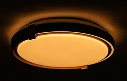 Стельовий світильник Coliseum матовий 60W 395 x 60 мм 3000К-6500К з ДК чорне золото - мініатюра 3