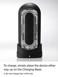Мастурбатор Tenga Flip Zero Gravity Electronic Vibration 18 см чорний - мініатюра 8