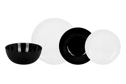 Сервіз DIWALI BLACK & WHITE, 19 предметів Luminarc kuh0016235 - мініатюра 8