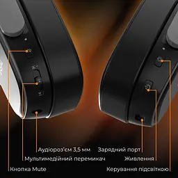 Навушники Ajazz AHM09 MAX 3-Mode Black (AHM09-MAX-BGY) - мініатюра 14