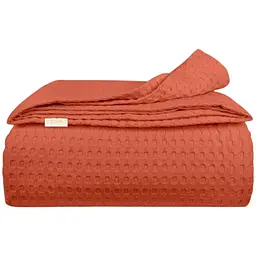 Плед покривало Cosas Rust Waffle Weave 230х240 см (Blanket_29Pust_WaffleWeave_230x240)