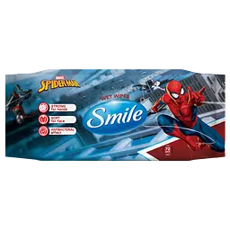 Вологі серветки Smile Antibacterial Marvel, 72 шт. - мініатюра 2