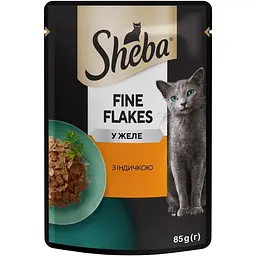 Набір вологого корму для котів Sheba, Мікс 15 шт. + з куркою та яловичиною в соусі 5 шт. 1.7 кг (20 шт. х 85 г) - мініатюра 4