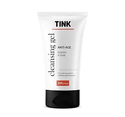 Гель для очищення обличчя укріплюючий Anti-age Пептиди-Ягоди годжі Tink 150 мл
