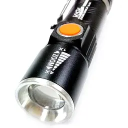 Акумуляторний ліхтар X-Balog BL-616 Zoom світлодіодний ручний з зумом - мініатюра 4