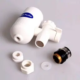 Фільтр насадка на кран для очищення проточної води білий WATER PURIFIER