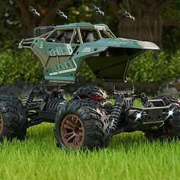 Машинка на радіокеруванні SCHE HW8809 Four-wheel drive high-speed Green - мініатюра 7