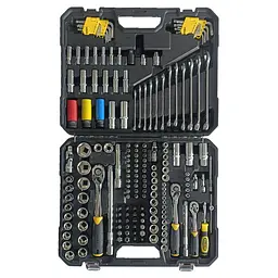 Набір насадок торцевих і біти Sigma 1/4", 3/8", 1/2" 176 шт CrV (6003821)