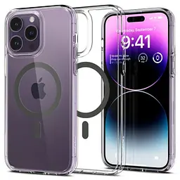 Прозорий чохол Spigen Ultra Hybrid (MagFit) для iPhone 14 Pro (ACS04970) - мініатюра 2