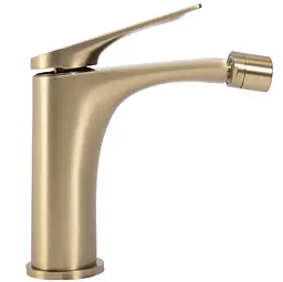 Змішувач для біде Rea Avalon brushed gold (Rea-B2701) - мініатюра 3