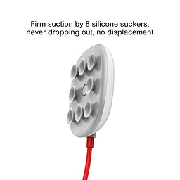 Заряджання QI BASEUS Suction Cup 10 W (WXXP-02) біле - мініатюра 4