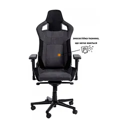 Крісло ігрове GT Racer X-8005 Dark Gray/Black Suede - мініатюра 3