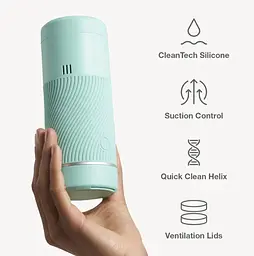 Мастурбатор чоловічий Arcwave Pow Stroker Mint контроль всмоктування, CleanTech силікон, футляр - мініатюра 4