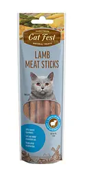 Ласощі для котів м'ясні палички зі смаком ягнятини Cat Fest 45 г