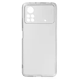 Прозрачный чехол для Xiaomi Poco X4 Pro 5G с защитой камеры, тонкий, силиконовый, бесцветный, ударопрочный, противоударный бампер с закрытой камерой, ArmorStandart (ARM63021)