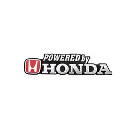 Емблема напис Honda 159×37мм алюміній (на скотчі)
