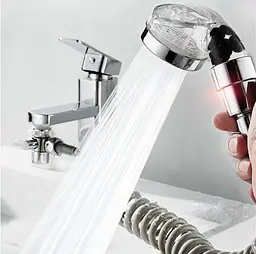 Душова система на змішувач із турмаліном Modified Faucet With external Shower - мініатюра 3