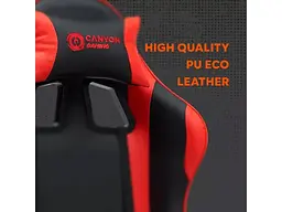 Комп'ютерне крісло для геймера Canyon Core SGCH2 Black/Red (CNE-SGCH2R) - мініатюра 7