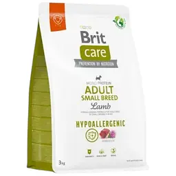 Корм для собак малих порід Brit Care Dog Hypoallergenic Adult Small Breed гіпоалергенний з ягням, 3 кг