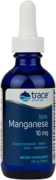 Іонний марганець, Liquid Ionic Manganese, 10 мг, 59 мл Trace Minerals Research vit0003158