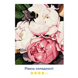 Картина за номерами ORNER x Osmolovska «Бджола та півонії» - мініатюра 3