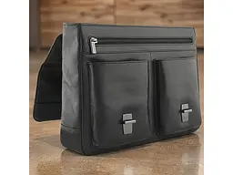 Чоловічий портфель із натуральної шкіри Italico 9276G-35 Чорний 35x27x8 см TONY PEROTTI sum0029070 - мініатюра 6