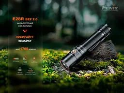 Ручний ліхтарик Fenix E28R V2.0 1700лм Type-C (Чорний) - мініатюра 6